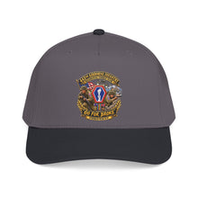 Load image into Gallery viewer, Mid Profile Baseball Cap - Army - 442nd Airborne Infantry Regimental Combat Team - 3D - Enhanced with EUR WWII SVC
