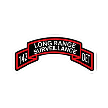 Load image into Gallery viewer, Kiss-Cut Stickers - Army - LRSD - 142nd Infantry - Det - Scroll X 300
