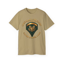 Load image into Gallery viewer, Unisex Ultra Cotton Tee - Army - Specialist 5th Class - SP5 - Veteran  - 3D X 300
