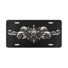 Load image into Gallery viewer, License Plate - USCG - Cutterman - Enlisted wo txt - 3D - Enhanced
