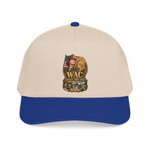 Load image into Gallery viewer, Mid Profile Baseball Cap - WAC - Womens Army Corps - WWII - 3D - Enhanced
