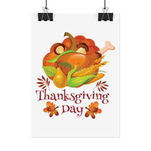 Load image into Gallery viewer, Rolled Poster - Thanksgiving Day - Turkey

