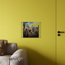 Load image into Gallery viewer, Acrylic Wall Art Panel - Hannibal Battling the Roman Legions as he Enters Rome
