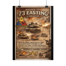 Load image into Gallery viewer, Rolled Posters - Battle of 73 Easting - 3rd Armored Division
