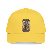 Load image into Gallery viewer, Mid Profile Baseball Cap - Army - Todays Buffalo Soldiers in Iraq - OIF - Cavalrymen at War  w IRAQ SVC - 3D - Enhanced
