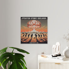 Load image into Gallery viewer, Acrylic Wall Art Panel - Atomic Testing in Nevada Desert Operation Fury - Toward the attack

