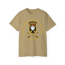 Load image into Gallery viewer, Unisex Ultra Cotton Tee - JFK Special Warfare Center - School SSI w Branch - Veteran wo Backgrnd
