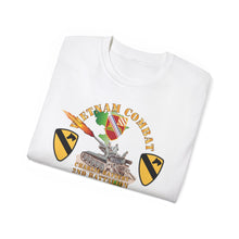 Load image into Gallery viewer, Unisex Ultra Cotton Tee - Army - Charlie Battery.2nd Battalion,17th Field Artillery - w  1st Cavalry Div - M110 8in SP - Vietnam Vet w VN SVC X 300
