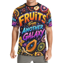 Load image into Gallery viewer, Fruits from another galaxy Men's All Over Print Crew Neck AOP T-Shirt
