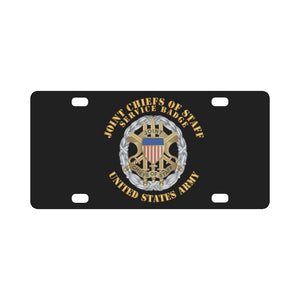 Joint Chiefs of Staff Service Badge X 300 Classic License Plate