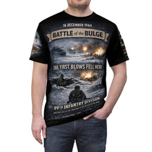 Load image into Gallery viewer, Battle of the Bulge Tribute Tee — 99th Infantry Division WWII Veterans
