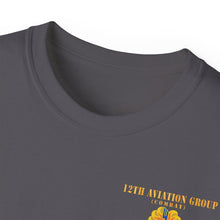Load image into Gallery viewer, Unisex Ultra Cotton Tee - Vietnam Combat Aviation Vet w Air Crew Badges - 12th  AVN Group Combat - Sgt Howard Meyers - 1968-1969 SVC X 300
