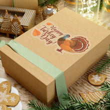 Load image into Gallery viewer, Kiss-Cut Stickers - Happy Turkey Day - Thanksgiving
