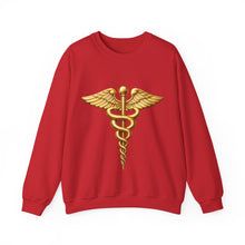 Load image into Gallery viewer, Crewneck Sweatshirt - Army Medical Corps Branch Insignia - 3D - Enhanced
