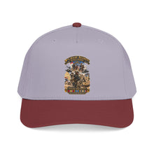 Load image into Gallery viewer, Mid Profile Baseball Cap - Army - Todays Buffalo Soldiers in Iraq - OIF - Cavalrymen at War  w IRAQ SVC - 3D - Enhanced
