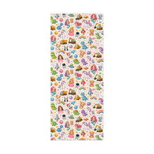 Load image into Gallery viewer, Gift Wrap Paper — Kids Kawaii pastel wonderland pattern
