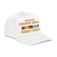 Load image into Gallery viewer, Mid Profile Baseball Cap - Opn Inherent Resolve (OIR) SVC Bar - Combat Veteran - DTF
