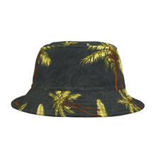 Load image into Gallery viewer, Palm Tree Surf Bucket Hat – Tropical Summer AOP
