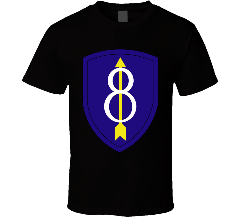 Army - 8th Infantry Division Wo Txt T Shirt