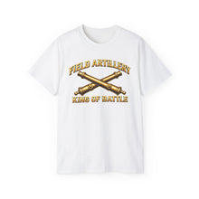 Load image into Gallery viewer, Unisex Ultra Cotton Tee - Field Artillery - King of Battle - 3D - Enhanced

