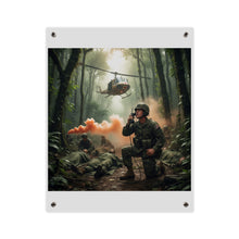 Load image into Gallery viewer, Acrylic Wall Art Panel - Medevac Request - Vietnam
