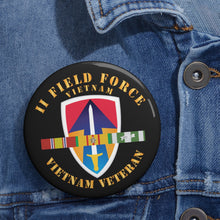 Load image into Gallery viewer, Custom Pin Buttons - II Field Force w SVC Ribbons X 300
