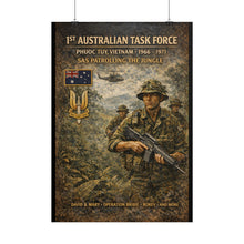 Load image into Gallery viewer, Posters - SAS patrolling the jungle in Vietnam
