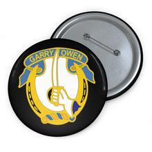 Load image into Gallery viewer, Custom Pin Buttons - 2nd Battalion, 7th Cavalry(Airmobile Infantry)-No-Text
