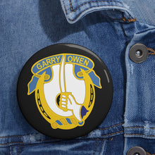 Load image into Gallery viewer, Custom Pin Buttons - 2nd Battalion, 7th Cavalry(Airmobile Infantry)-No-Text
