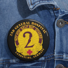 Load image into Gallery viewer, Custom Pin Buttons - 2nd General Hospital - Landstuhl Germany
