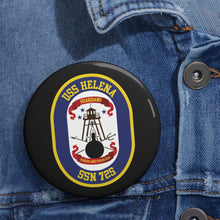 Load image into Gallery viewer, Custom Pin Buttons - Navy - USS Helena (SSBN 725) wo Txt
