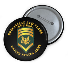 Load image into Gallery viewer, Custom Pin Buttons - Specialist 8th Class - SP8 - Retired
