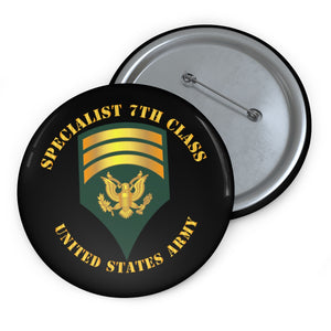 Custom Pin Buttons - Specialist 7th Class - SP7