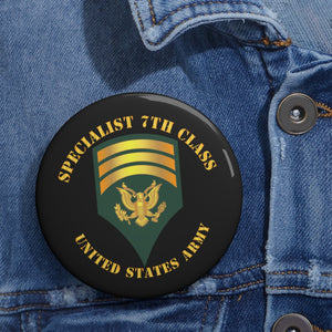 Custom Pin Buttons - Specialist 7th Class - SP7