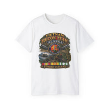 Load image into Gallery viewer, Unisex Ultra Cotton Tee - RECON TEAM - Recon Team Alaska - CCN - Vietnam - Combat Vet - 3D - Enhanced
