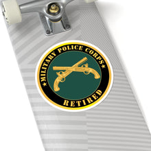 Load image into Gallery viewer, Kiss - Cut Stickers - Army - Military Police - Branch - Retired X 300
