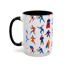 Load image into Gallery viewer, Accent Coffee Mug (11, 15oz) - Superhero
