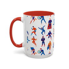 Load image into Gallery viewer, Accent Coffee Mug (11, 15oz) - Superhero
