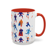 Load image into Gallery viewer, Accent Coffee Mug (11, 15oz) - Superhero
