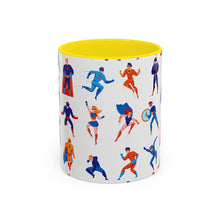 Load image into Gallery viewer, Accent Coffee Mug (11, 15oz) - Superhero

