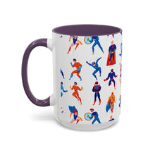 Load image into Gallery viewer, Accent Coffee Mug (11, 15oz) - Superhero
