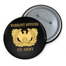 Load image into Gallery viewer, Custom Pin Buttons - Army - Emblem - Warrant Officer Insignia X 300
