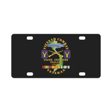 Load image into Gallery viewer, Army - Vietnam Combat Infantry Vet w 196th Inf Bde - SSI X 300 Classic License Plate
