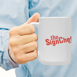 The Sign Chef Plus-Size Mug (15 OZ)