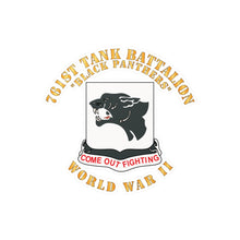 Load image into Gallery viewer, Kiss-Cut Vinyl Decals - Army - 761st Tank Battalion - Black Panthers - WWII
