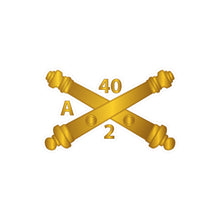 Load image into Gallery viewer, Kiss-Cut Vinyl Decals - Army - Alpha Battery, 2nd Bn 40th Artillery Branch wo Txt
