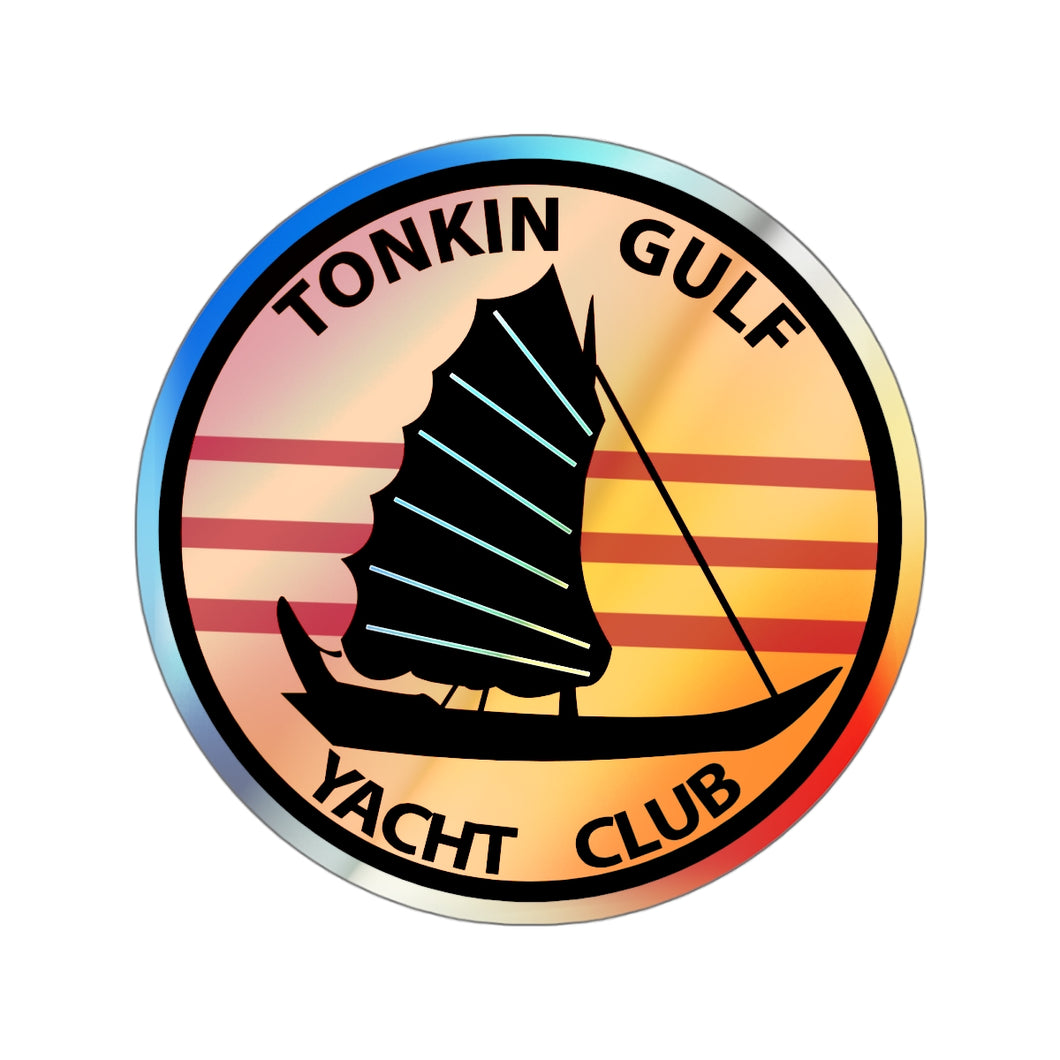 Holographic Die-cut Stickers - Vietnam - Tonkin Gulf - Yacht Club