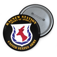 Load image into Gallery viewer, Custom Pin Buttons - Kagnew Station - Horn of Africa

