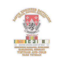 Load image into Gallery viewer, Kiss-Cut Stickers - Army - 249th Engineer Bn - Karlsruhe, Germany w VN and COLD SVC
