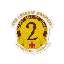 Load image into Gallery viewer, Die-Cut Magnets - Army - 2nd General Hospital - Landstuhl Germany

